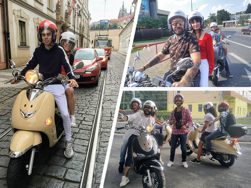 Scooter tour in Prague